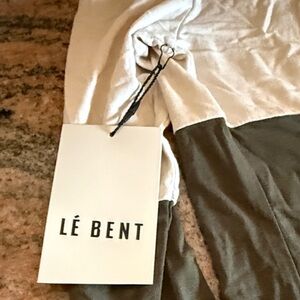 Women's Long Sleeve Tee - Cream and Gray